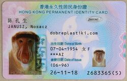 Identity Card - HongKong